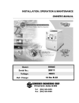 installation, operation & maintenance owners manual