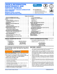 USER`S INFORMATION, MAINTENANCE AND SERVICE MANUAL