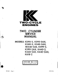 TWO CYLINDER SERVICE MANUAL