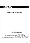 Super Vision IV and 630/640 - Service Manual