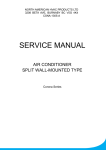 SERVICE MANUAL - North American HVAC Products