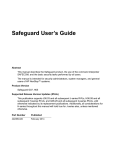 Safeguard User`s Guide - Hewlett Packard Enterprise Support Center