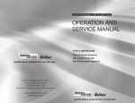 OPERATION AND SERVICE MANUAL