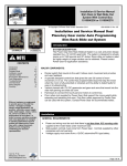 Installation and Service Manual In