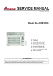 Service Manual  - Appliance Factory Parts