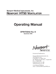 Newport HT50 Operator`s Manual