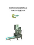 OPERATION & SERVICE MANUAL F2000 CUTTING SYSTEM