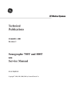 Technical Publications Senographe 700T and 800T sm Service Manual