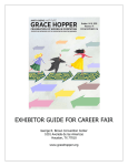 exhibitor guide for career fair - Grace Hopper Celebration of Women