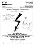 Electrical Service Manual for Wells Engine Unit