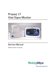 Service Manual, Propaq LT Vital Signs Monitor