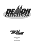Instructions - Demon Fuel Systems