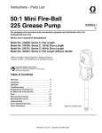 309966J - 50:1 Mini Fire-Ball 225 Grease Pump