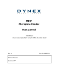 MRXe Microplate Reader User Manual