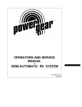 OPERATORS AND SERVICE MANUAL SEMI