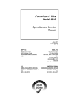 PORTACOUNT Plus Model 8020 Manual