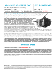 gears advance adapters inc. p/n: ranger od