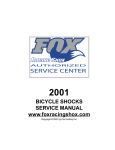 2001-2005 Rear Shock service Manual