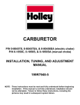 CARBURETOR - Holley Performance Products