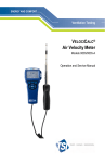 TSI VelociCalc&reg; 9535 Operation and Service Manual