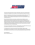 NH Exhibitor Manual - New Hampshire Auto Show