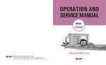 OPERATION AND SERVICE MANUAL