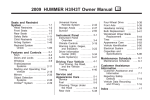 2009 Hummer H3T Owners Manual