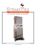 SteamTek Service Manual