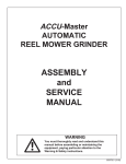 ASSEMBLY and SERVICE MANUAL