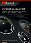 Instructions manual