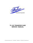 TC-237 Parts & Service Manual - Fabco Automotive Corporation