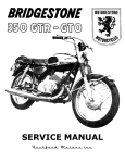 Bridgestone 350 Service Manual