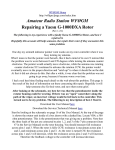 Amateur Radio Station WF&Oslash;GM Repairing a Yaesu G