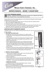 SERVICE MANUAL – MODEL TLXG0201S000