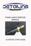 FOAM LANCE SERVICE MANUAL