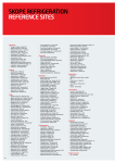 SKOPE REFRIGERATION REFERENCE SITES