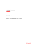 Oracle Key Manager Overview White Paper