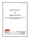 SERVICE MANUAL MODEL SSP-350-X-39