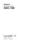 HXC-100 Service Manual Volume 1 - Vox