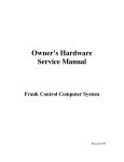 Owner`s Hardware Service Manual