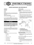 Boom! Audio Music And Intercom Kit Instruction - Harley