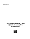 ControlMaster Plus Travel Adjustable Frequency Drive Service Manual