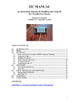 I2C MANUAL An Instruction Manual for Building
