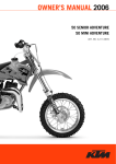 OWNER`S MANUAL 2006 - bicycle engine kit, bike engine, bicycle