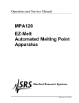 MPA120 EZ-Melt Automated Melting Point Apparatus