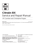 Haynes BX Service Manual 83-92