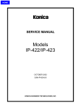 Models IP-422/IP-423