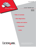 Lexmark 4600 MFP Option Service Manual