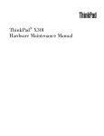 ThinkPad X301 Hardware Maintenance Manual