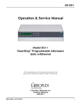 Operation & Service Manual